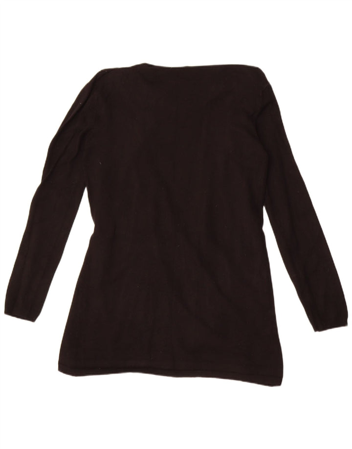 Top cardigan da donna Zara UK 12 medio nero