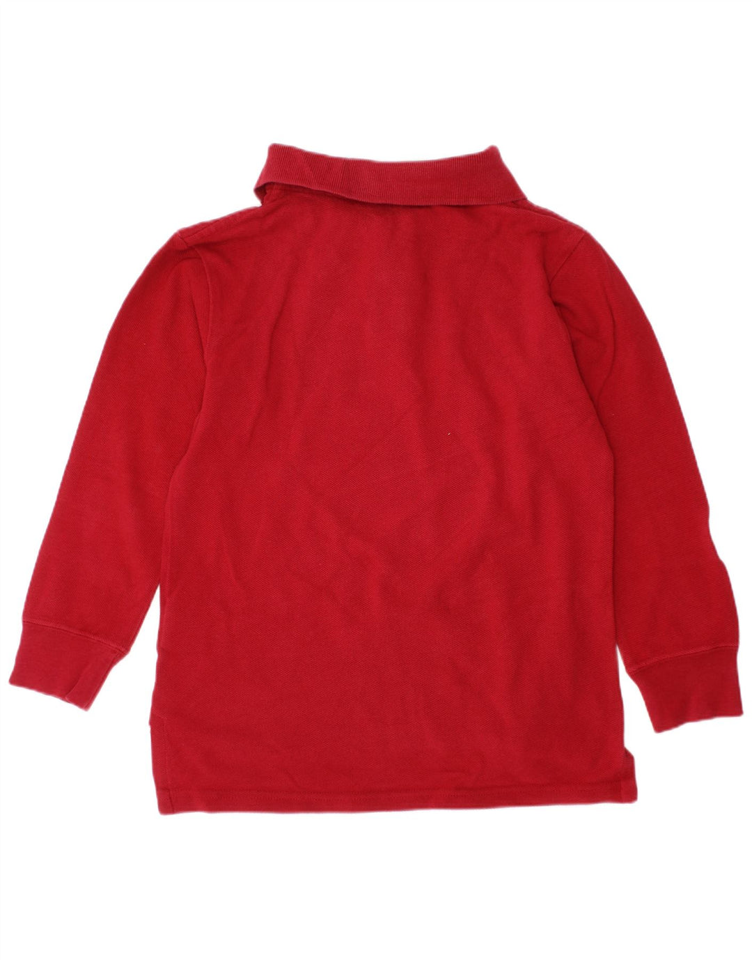 POLO RALPH LAUREN Polo a maniche lunghe da bambino 3-4 anni in cotone rosso