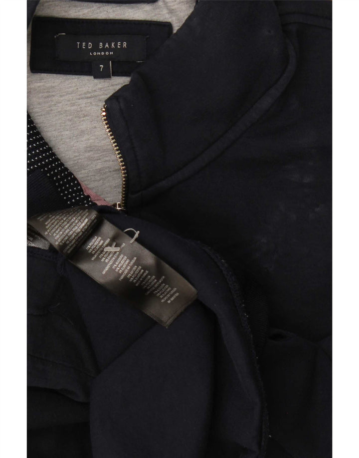 Giacca da tuta da uomo Ted Baker taglia 7 3XL cotone blu navy