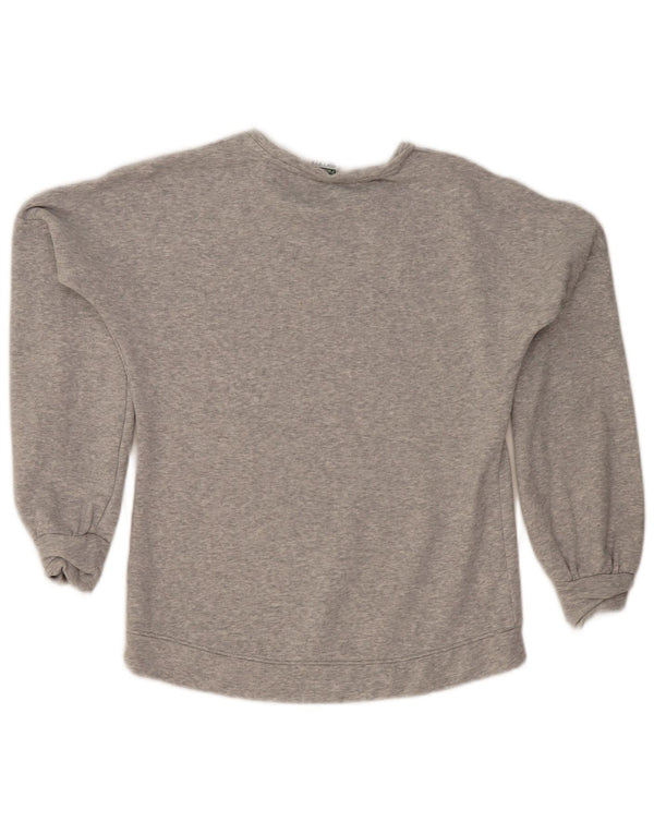 Felpa da donna Puma Jumper UK 8 Small Grigio Cotone