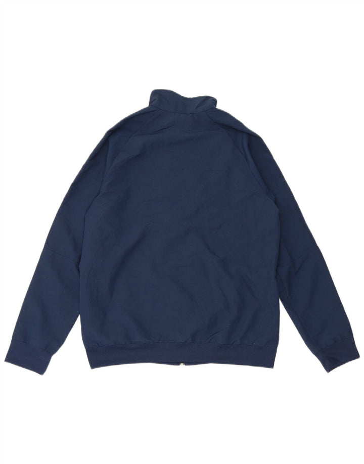 Giacca superiore della tuta Adidas Climalite da ragazzo 13-14 anni in poliestere blu navy