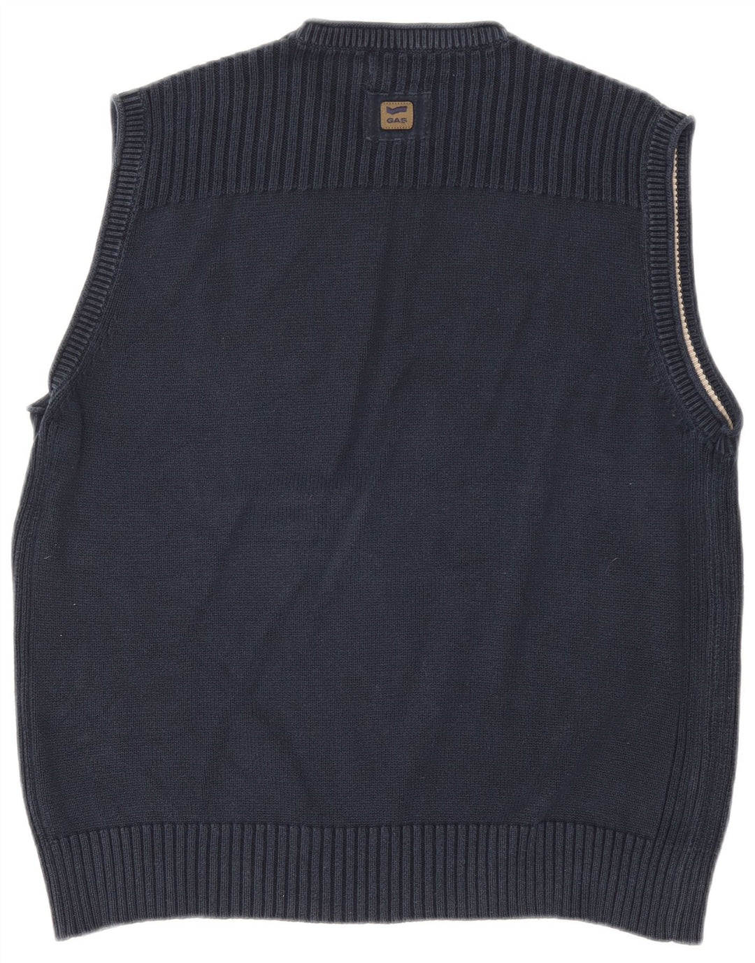 Canotta da uomo Gas 2XL in cotone blu navy