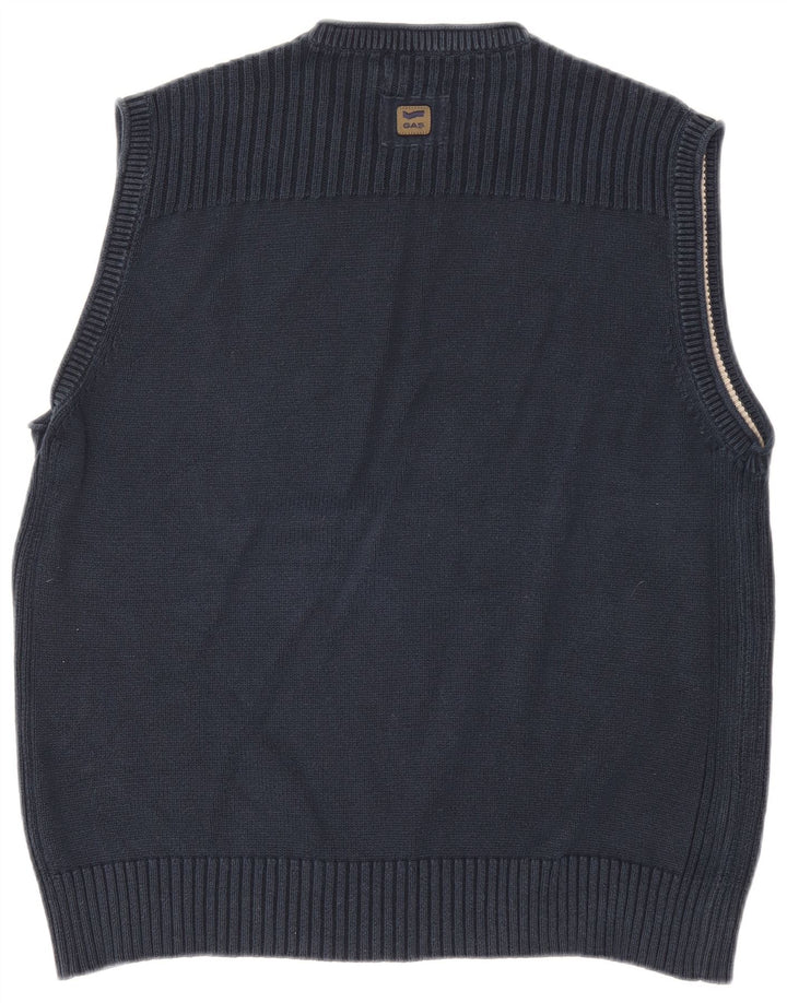 Canotta da uomo Gas 2XL in cotone blu navy