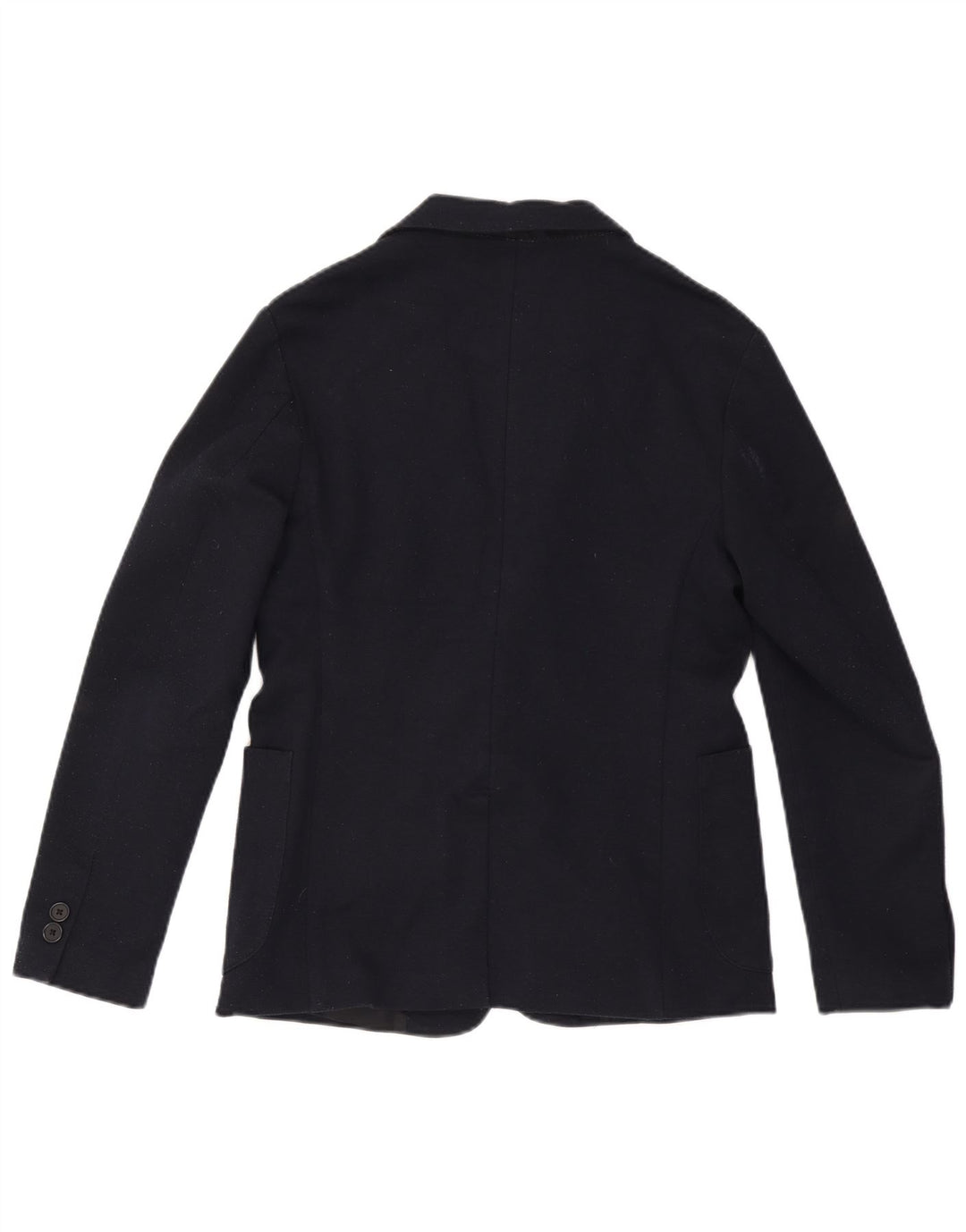 Giacca blazer da uomo a 2 bottoni Zara UK 38 poliestere blu navy medio