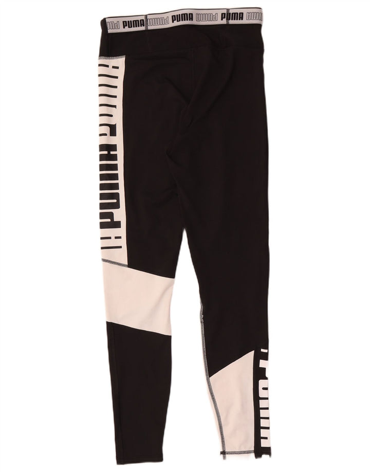 Leggings grafici da donna Puma UK 12 Medium Black Colourblock