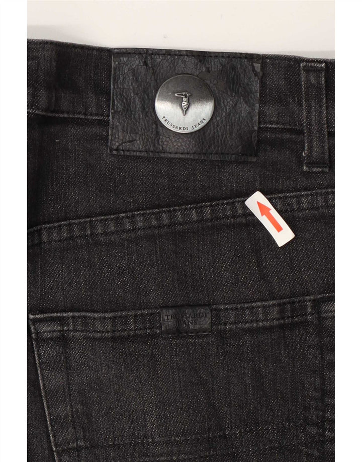 Jeans Straight Uomo Trussardi W34 L33 Cotone Grigio