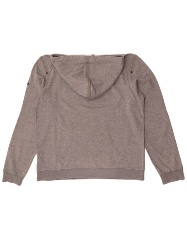 Felpa con cappuccio grafica da uomo Champion XL in cotone chiazzato grigio