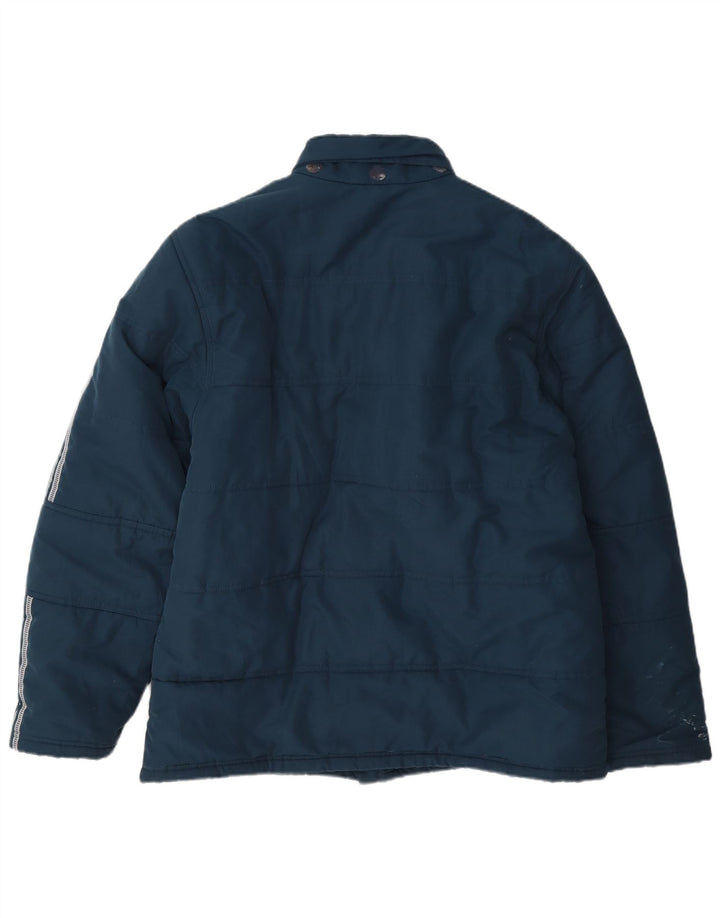Giacca imbottita da uomo Adidas UK 38 media poliestere blu navy