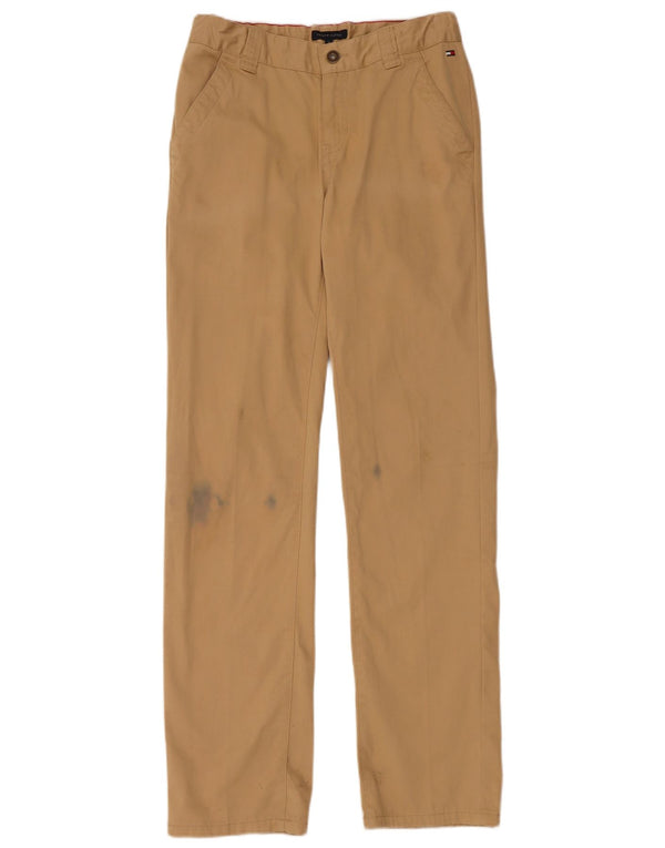 Pantaloni chino dritti per ragazzi Tommy Hilfiger 15-16 anni W30 L31 Beige