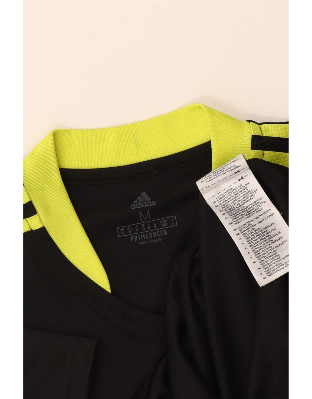 Adidas Uomo Aeroready T-shirt Top Medium Nero Colourblock Poliestere