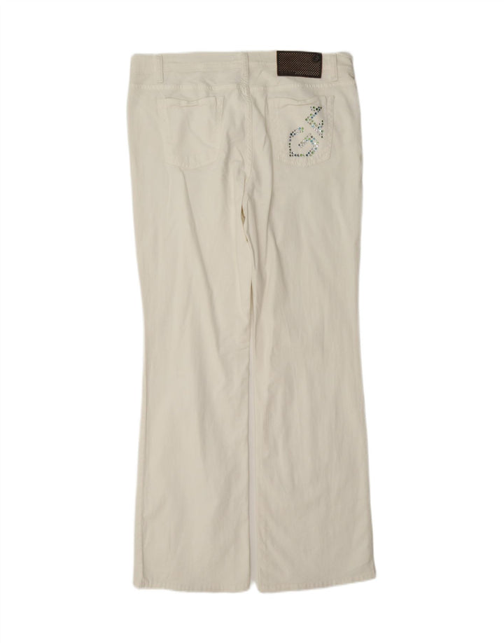Jeans bootcut da donna GF Ferre W34 L31 Bianco