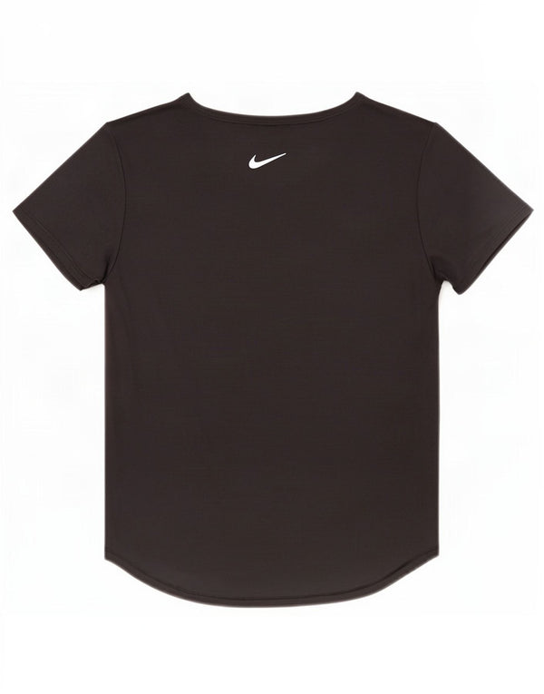 T-shirt grafica da donna Nike Dri Fit Top UK 6 XS poliestere nero