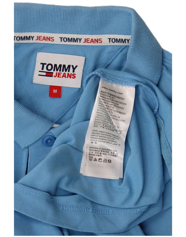 Polo da uomo Tommy Hilfiger in cotone blu medio