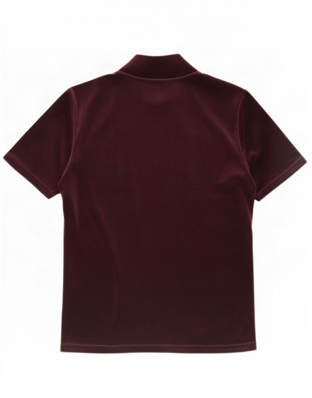 T-shirt vintage in velluto da donna Top UK 12 Poliestere bordeaux medio