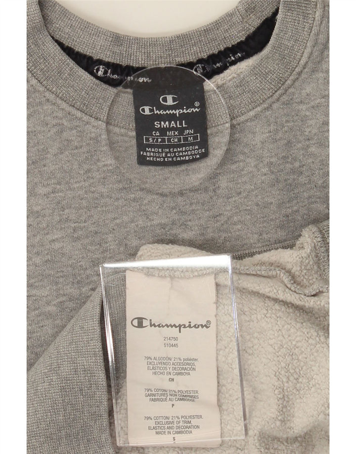 CHAMPION Mens Sweatshirt Jumper Small Grey Cotton Vintage Champion and Second-Hand Champion from Messina Hembry 