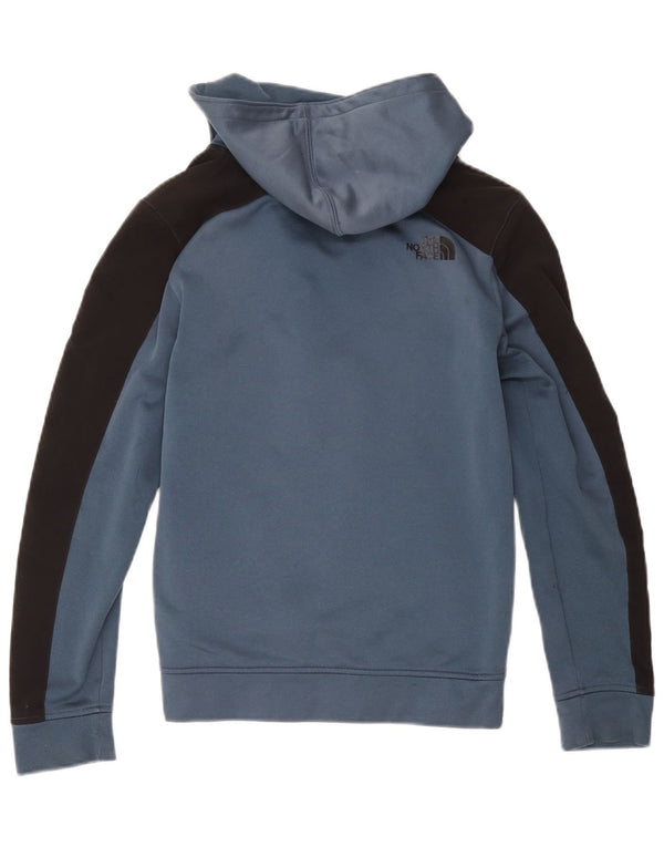 Felpa con cappuccio e zip per ragazzi The North Face 14-15 anni XL Blu Colourblock