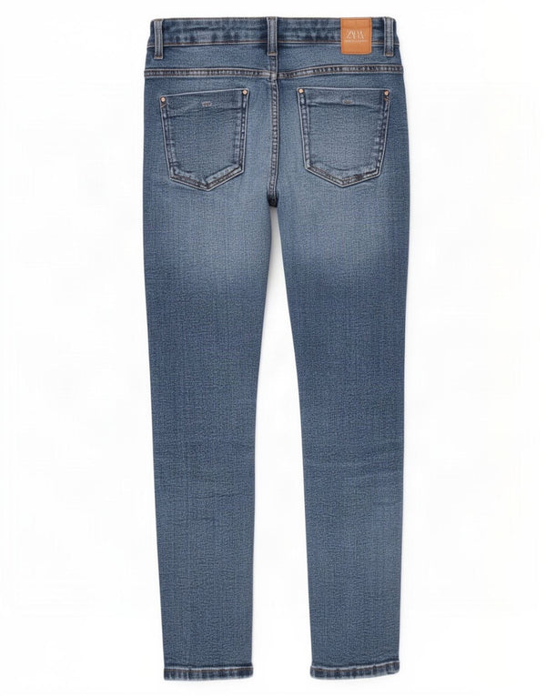 Jeans skinny da donna Zara EU 38 Small W28 L27 Cotone blu