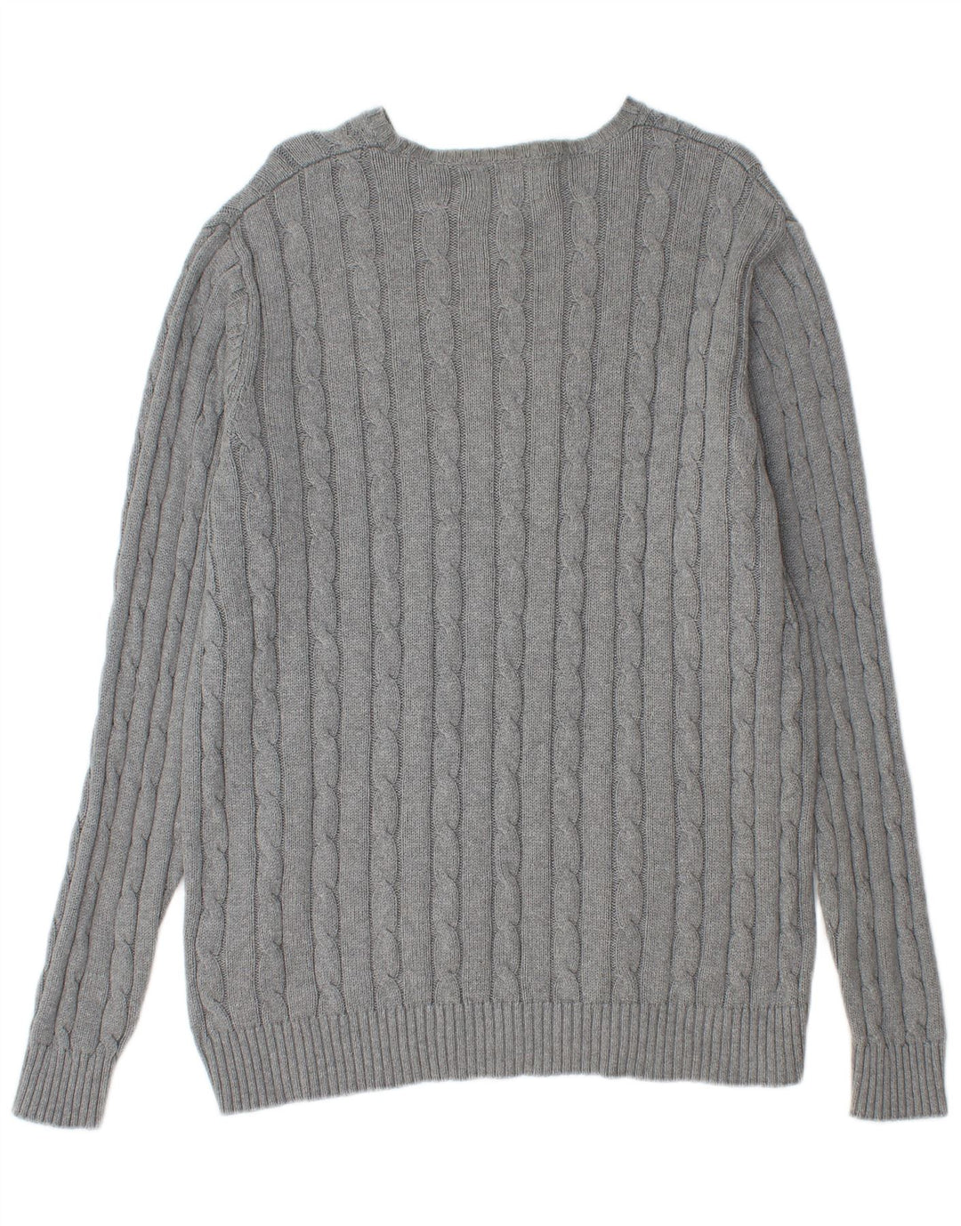 Marks & Spencer maglione da uomo con scollo a barca blu Harbour grande grigio