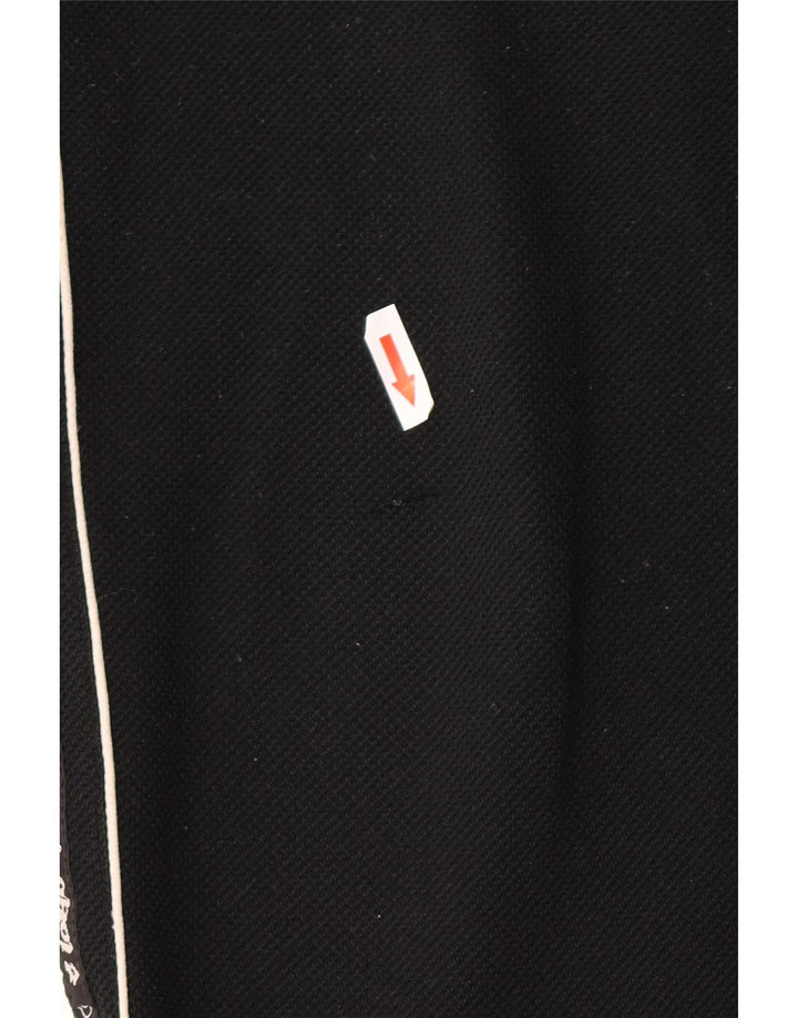 Pantaloni da tuta con grafica da uomo Lotto UK 40/42 Large Nero Poliestere