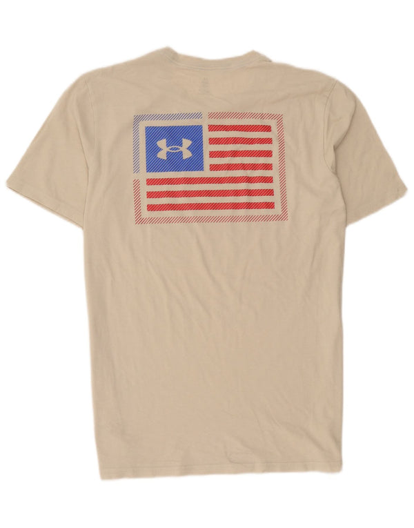 Maglietta grafica da uomo Under Armour Beige medio