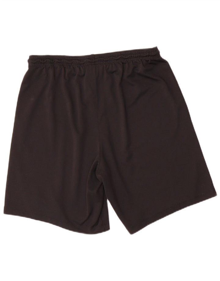Pantaloncini sportivi Nike Dri Fit Slim Fit da uomo, grandi, in poliestere nero