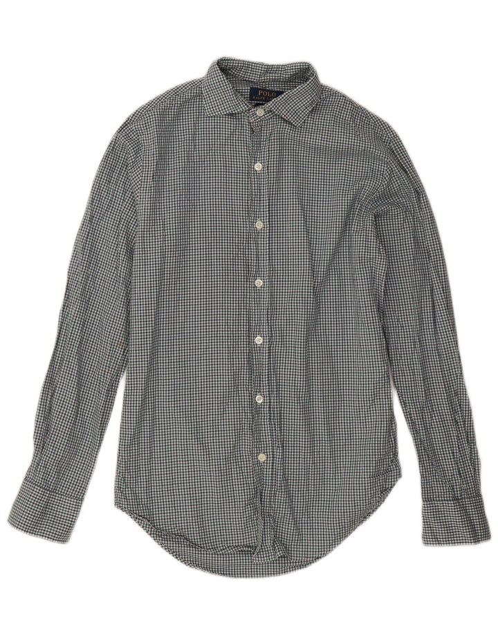 Polo Ralph Lauren Camicia slim fit da uomo piccola a quadretti multicolore
