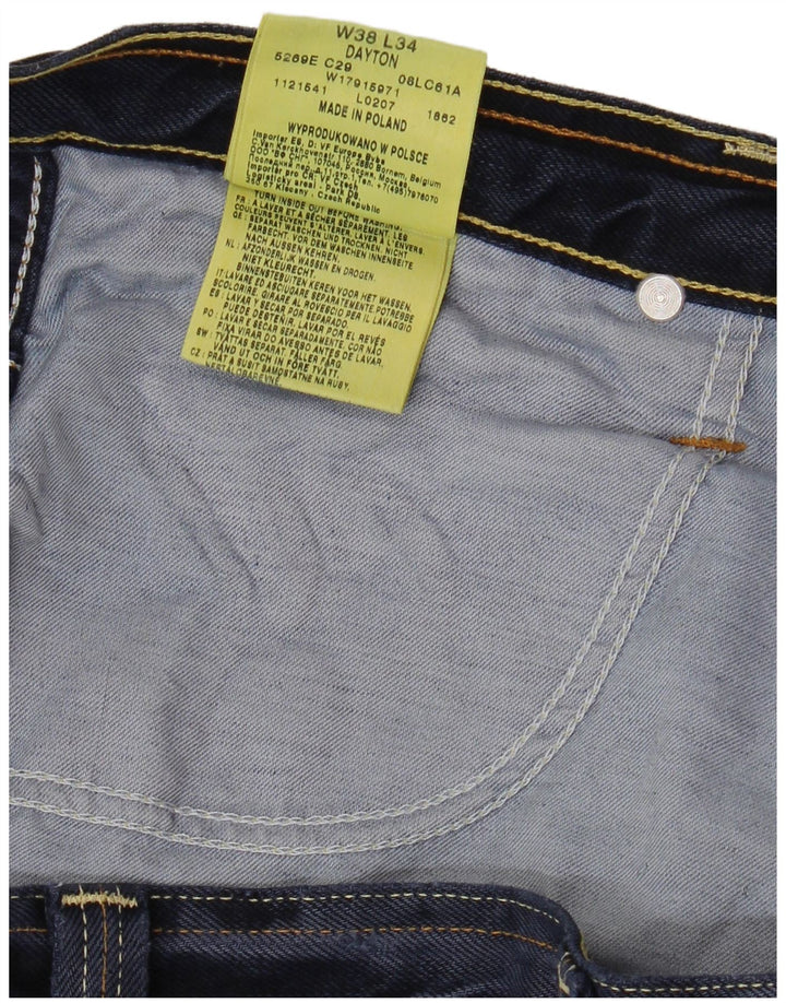 Jeans dritti da uomo Dayton WRANGLER W38 L31 cotone blu