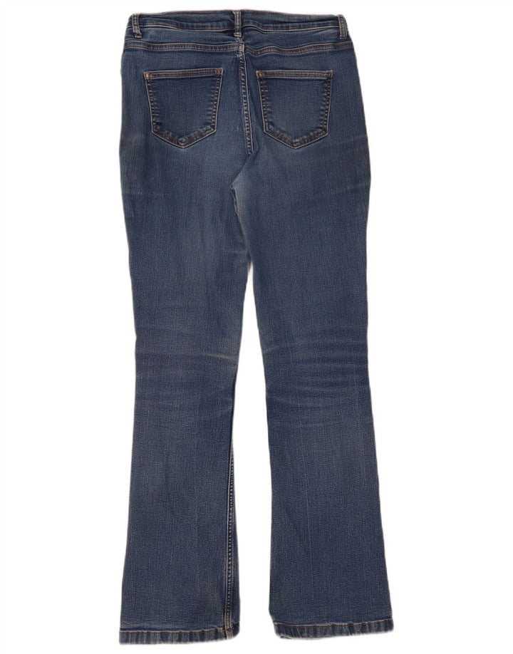MARKS & SPENCER Jeans bootcut da donna vestibilità regolare UK 10 piccoli W30 L30 blu