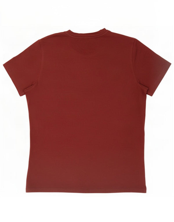 Jack & Jones T-shirt grafica da uomo Top in cotone color block rosso medio