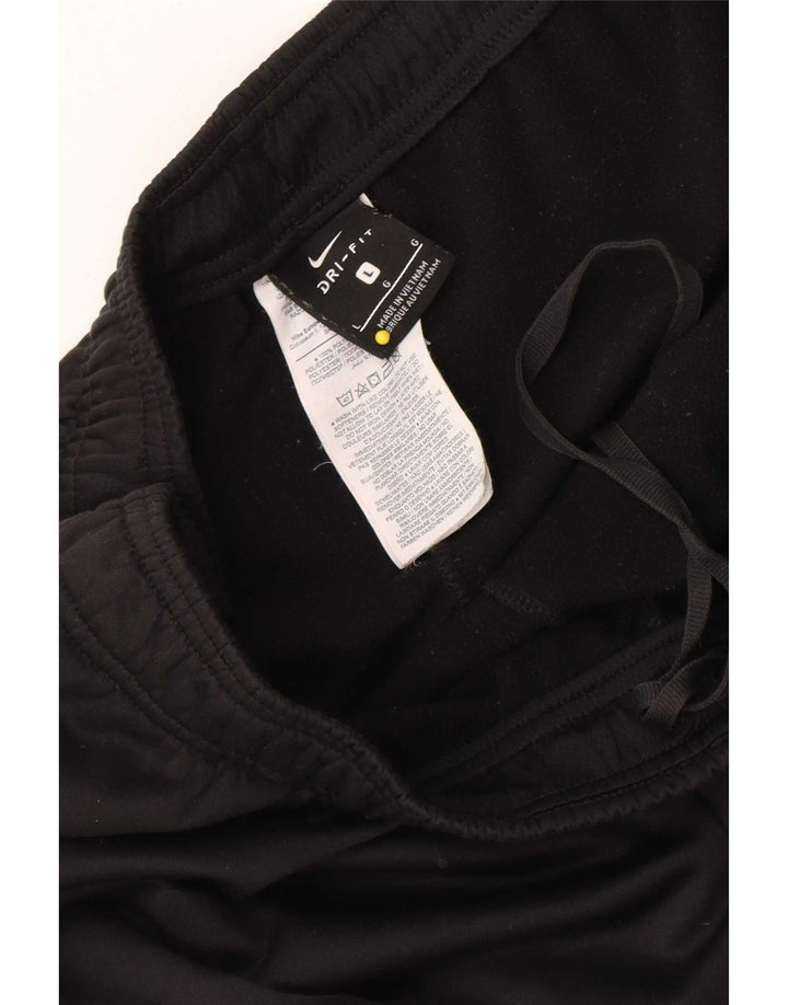 Pantaloni da tuta da uomo Nike Large neri in poliestere