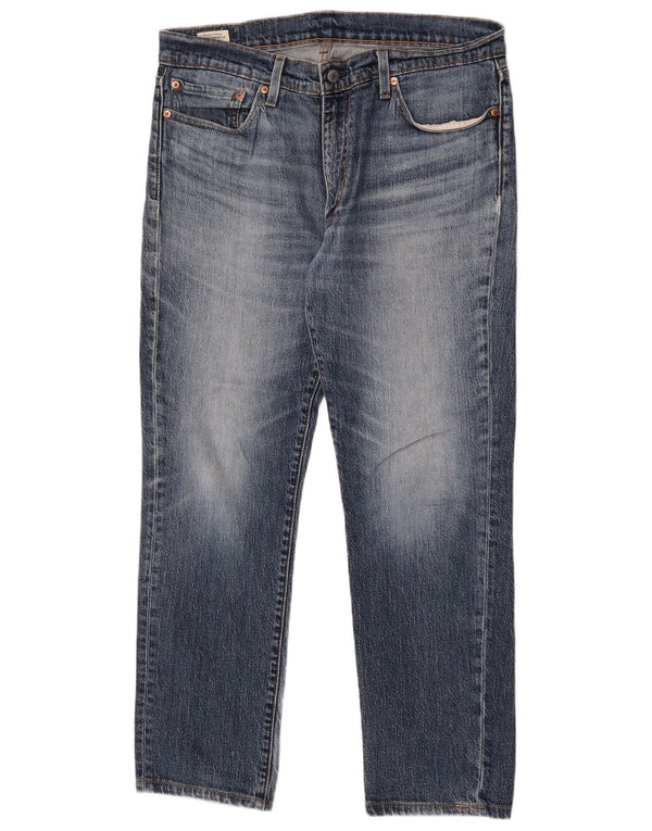 Levi's Uomo 511 Slim Jeans W36 L32 Cotone Blu