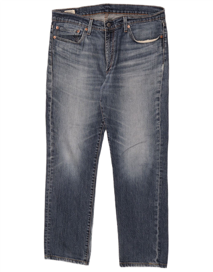 Levi's Uomo 511 Slim Jeans W36 L32 Cotone Blu