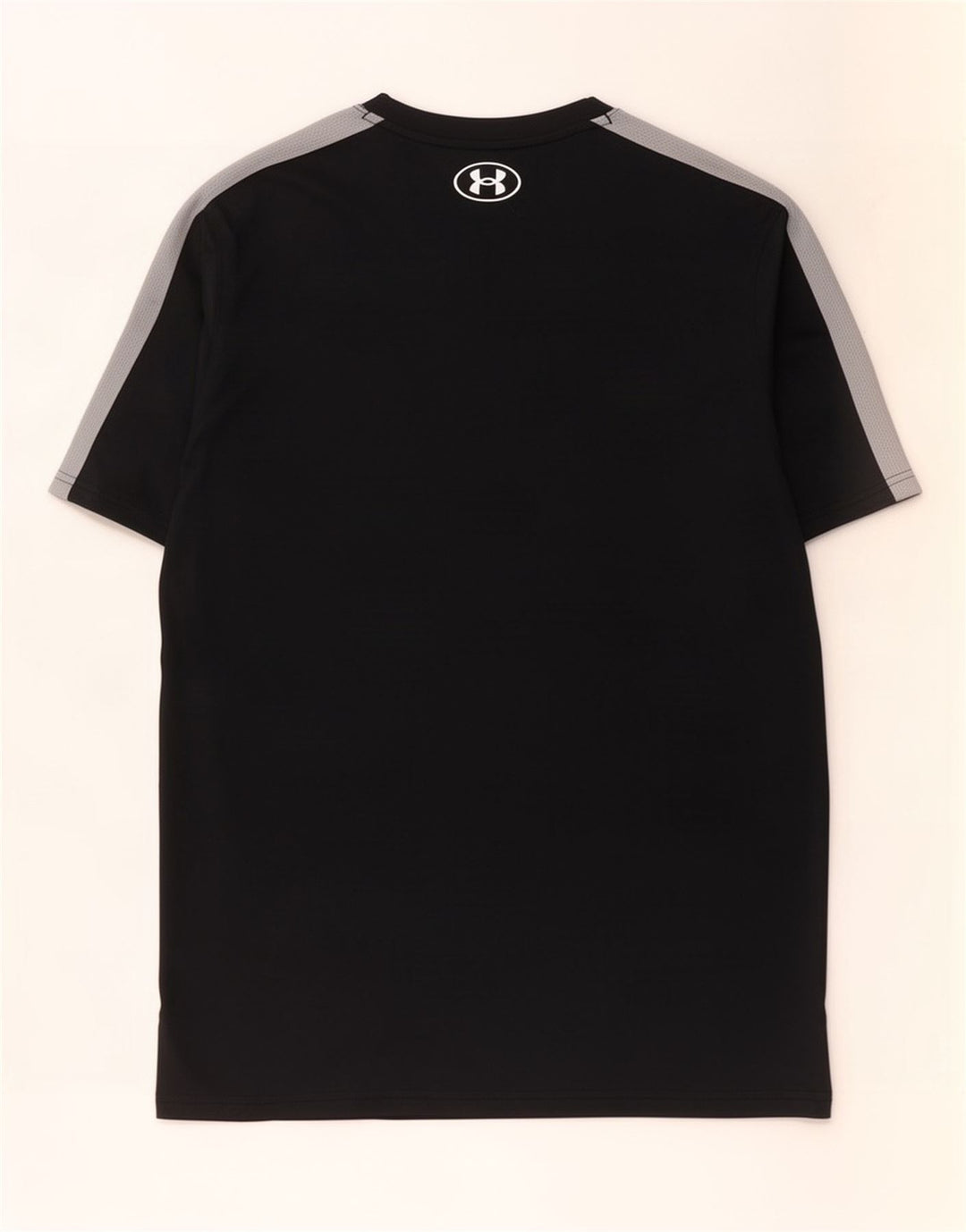 T-shirt da uomo Under Armour Top Large in poliestere color block nero