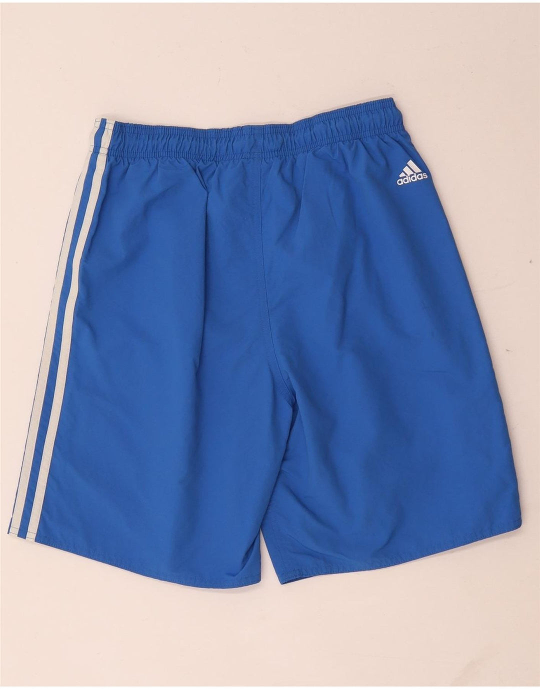 Pantaloncini sportivi Adidas da ragazzo con grafica 15-16 anni in poliestere blu