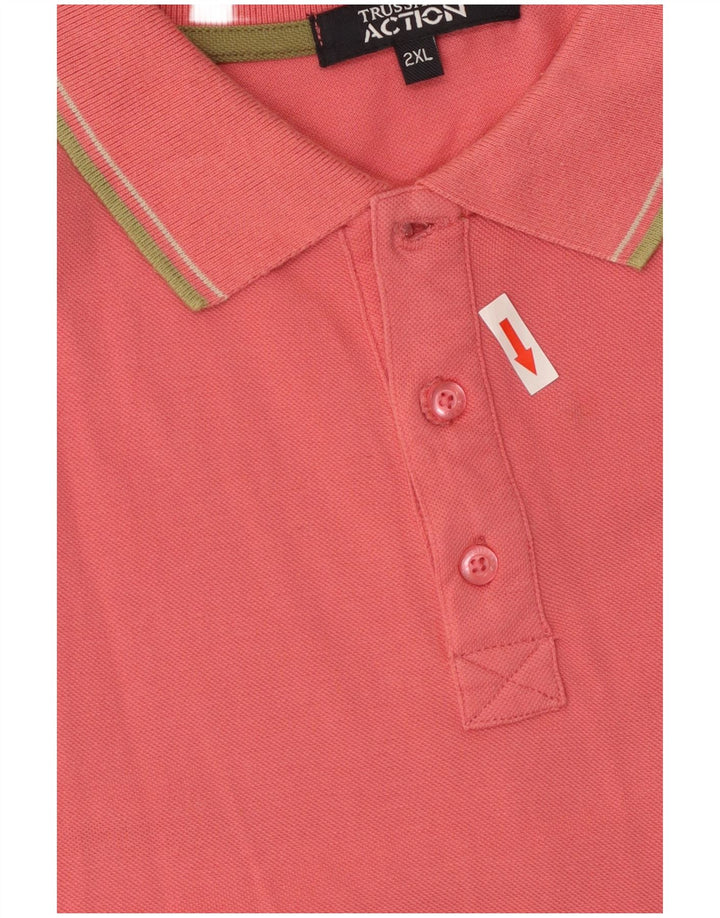 Polo Uomo Trussardi 2XL Cotone Rosa