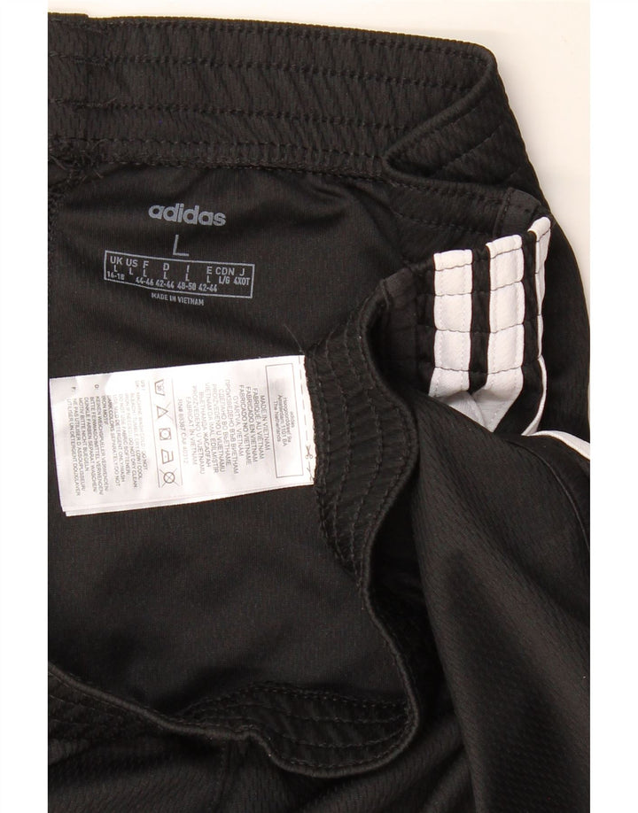 Pantaloncini sportivi ADIDAS da donna UK 16/18 Large Nero Poliestere