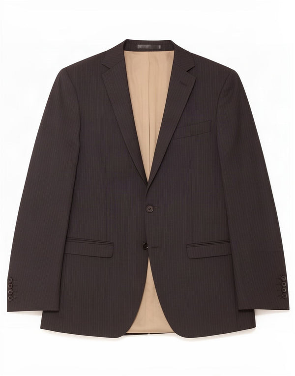 Giacca blazer a 2 bottoni da uomo Marks & Spencer UK 38 gessato grigio medio
