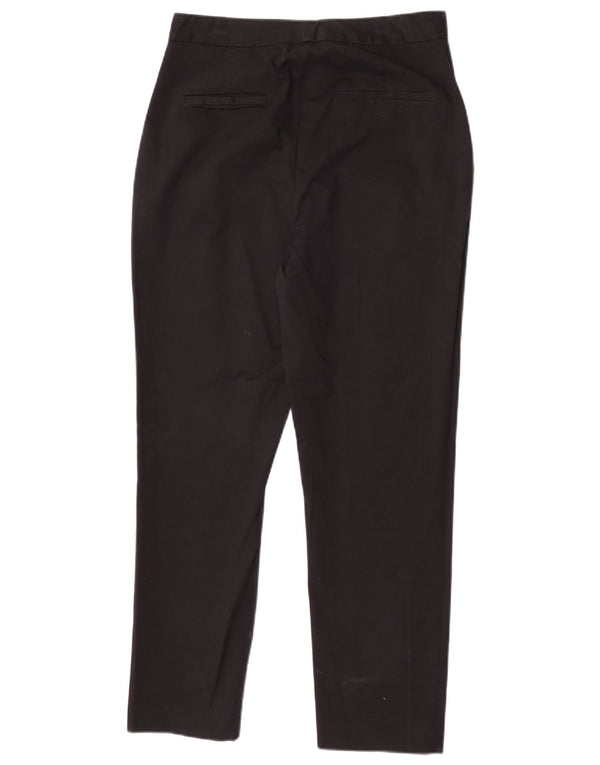 Pantaloni corti slim da donna Zara grandi W30 L26 cotone nero