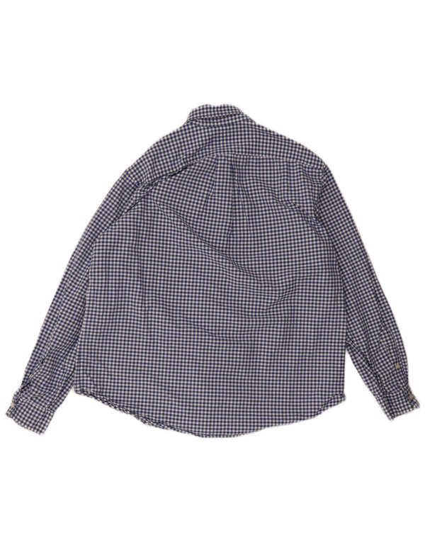 Camicia da uomo Ralph Lauren XL in cotone a quadretti blu