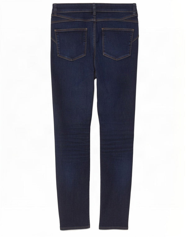 Jeans skinny da donna Marks & Spencer UK 10 piccoli W30 L29 cotone blu navy