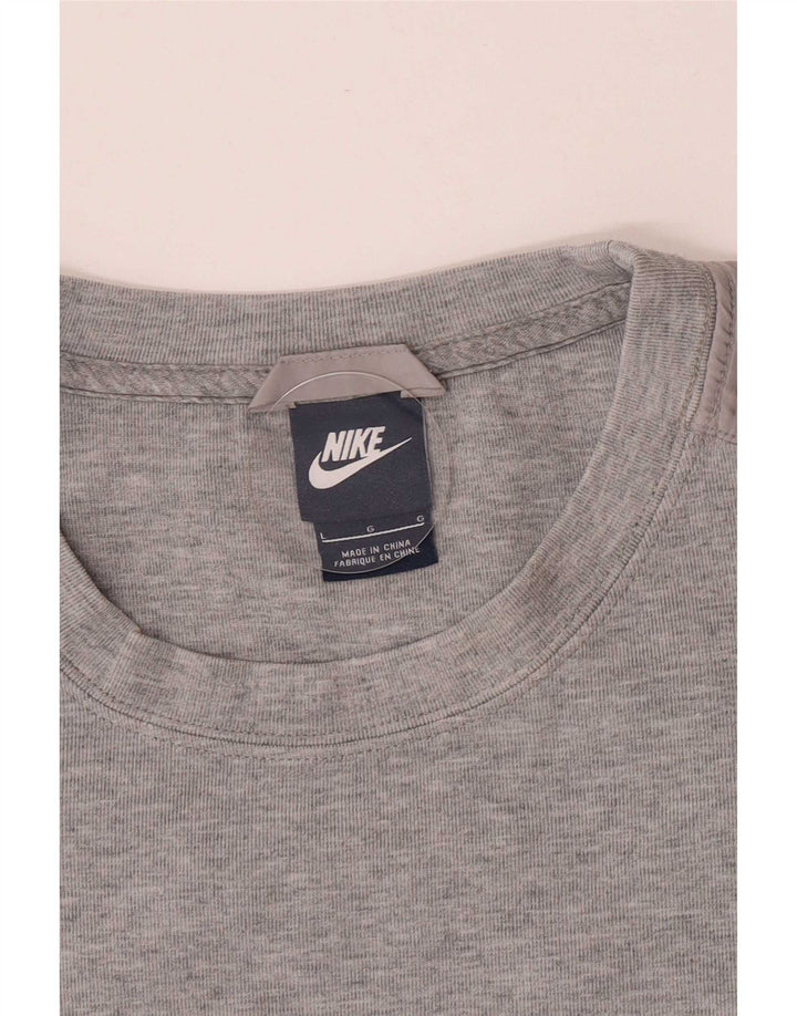 Felpa da donna Nike Jumper UK 14 Large Grey Flecked