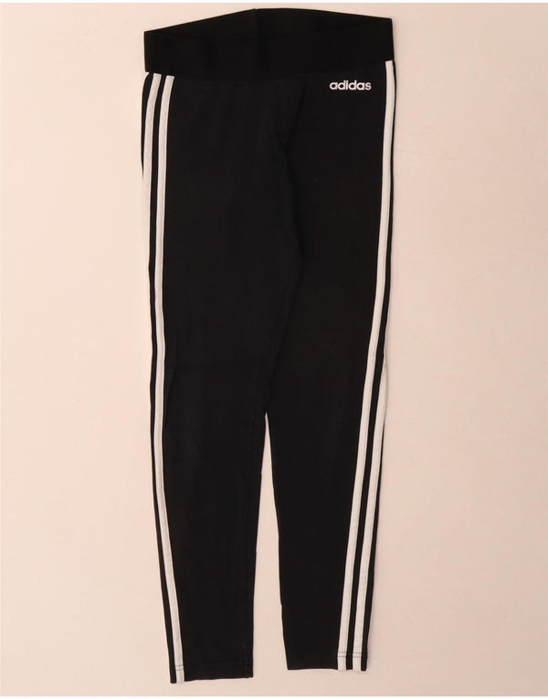 Leggings Adidas da donna UK 8/10 piccolo cotone nero