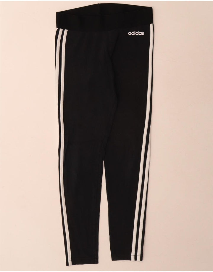 Leggings Adidas da donna UK 8/10 piccolo cotone nero