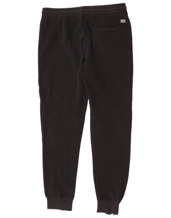 Pantaloni da tuta da uomo Tommy Hilfiger Joggers grandi in cotone nero sportivo