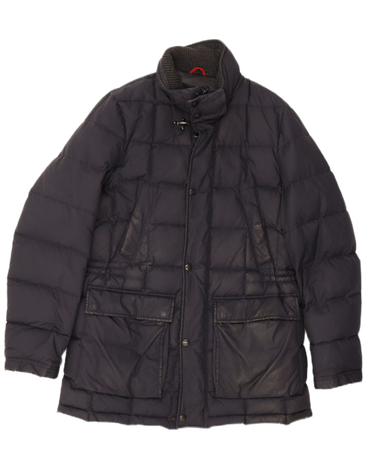 Cappotto imbottito da uomo Fay UK 42 XL poliestere blu navy