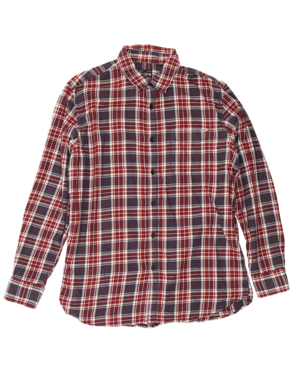 Camicia da uomo in flanella Jack & Jones XL in cotone a quadri multicolore