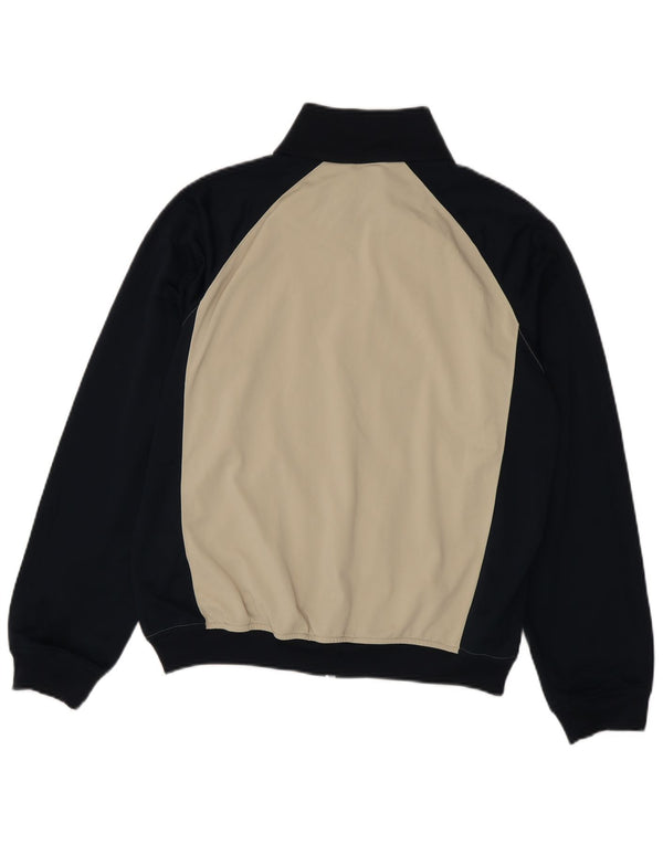 Giacca da tuta da uomo NIKE in poliestere color block beige medio