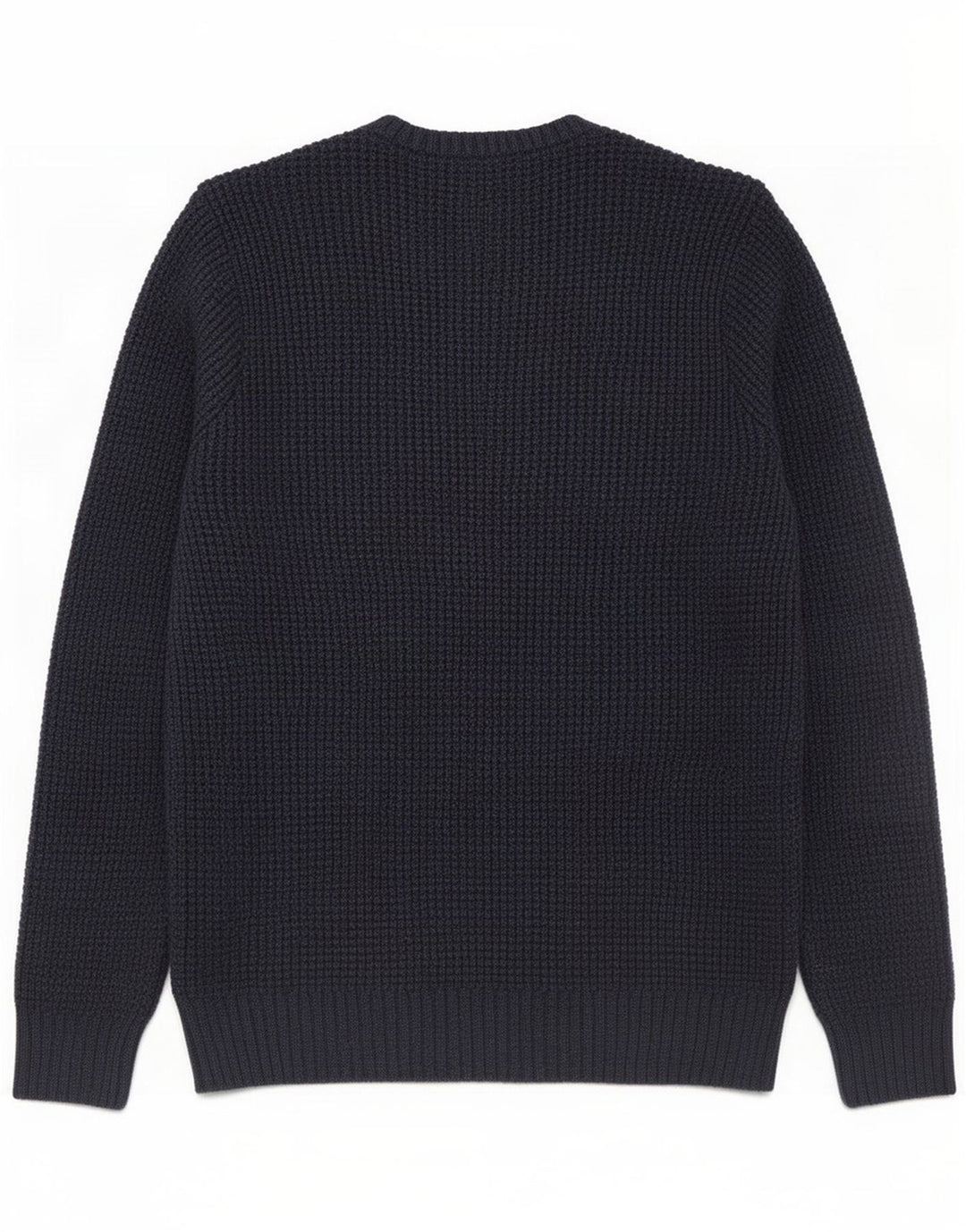 Maglione maglione girocollo da uomo Marks & Spencer cotone medio blu navy