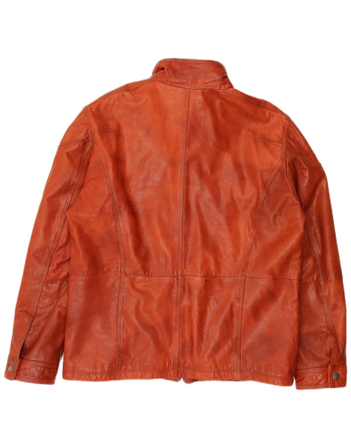 Giacca in pelle da uomo Engbers EU 54 2XL Pelle marrone