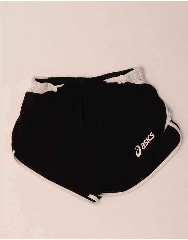 Pantaloncini sportivi da donna Asics UK 10 Small Nero Colourblock Poliestere